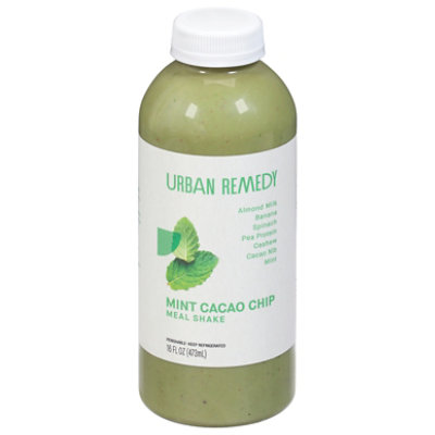 Urban Remedy Organic Mint Cacao Chip Meal Replacement Smoothie - 16 OZ