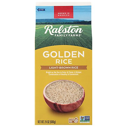 Ralston Family Farms Rice Golden Light Brown - 24 Oz - Image 1