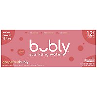 Bubly Sparkling Water Grapefruit 16 Fluid Ounce/ 12 Pack - 192 FZ - Image 2