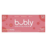 Bubly Sparkling Water Grapefruit 16 Fluid Ounce/ 12 Pack - 192 FZ - Image 1