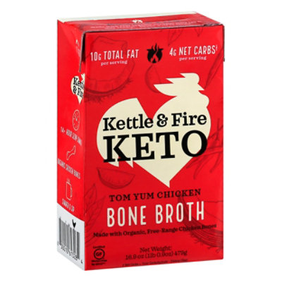Kettle And Fire Broth Tom Yum - 16.9 OZ