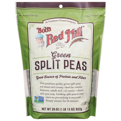 Bobs Red Mill Split Peas Green - 29 Oz