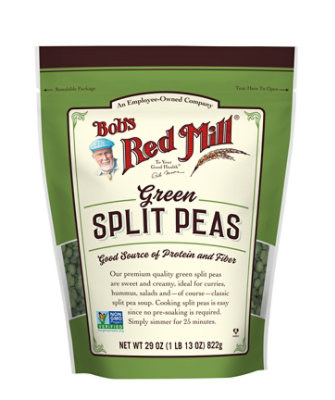 Bobs Red Mill Split Peas Green - 29 Oz