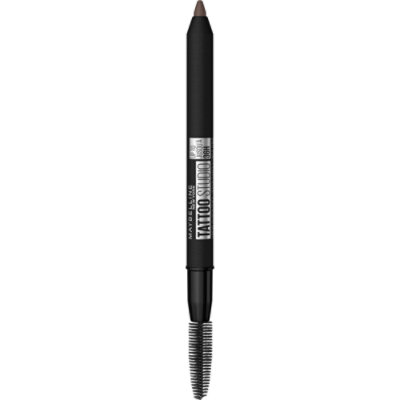 Maybelline Tattoo Studio Up to 36HR Deep Brown Sharpenable Brow Pencil Makeup - 0.02 Oz