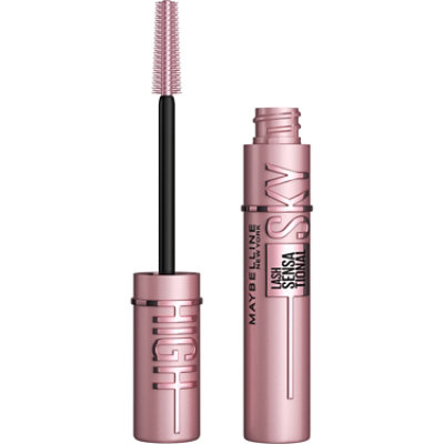 Maybelline Lash Sensational Sky High Washable Mascara Makeup Blackest Black - 0.24 Fl. Oz. - Image 1