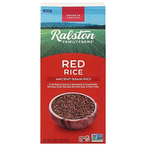 Ralston Family Farms Rice Whole Grain Red - 16 Oz