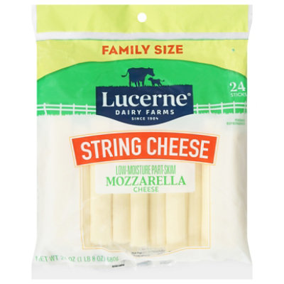Lucerne Cheese String Mozzarella - 24 OZ - Image 1