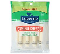 Lucerne Cheese String Mozzarella - 24 OZ