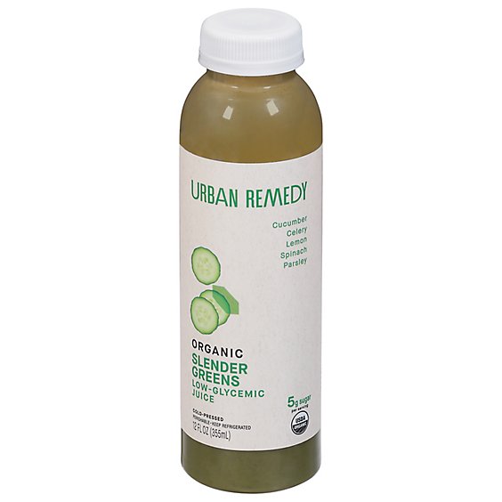 Urban Remedy Organic Slender Greens Cold Pressed Juice - 12 OZ