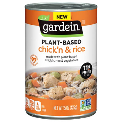 Gardein Vegan Chickn & Rice Soup - 15 OZ