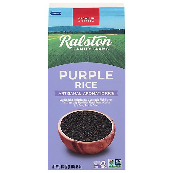 Ralston Family Farms Rice Whole Grain Purple - 16 Oz