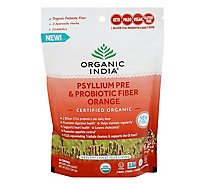 Organic India Fiber Psyllm Probio Orange - 10 OZ