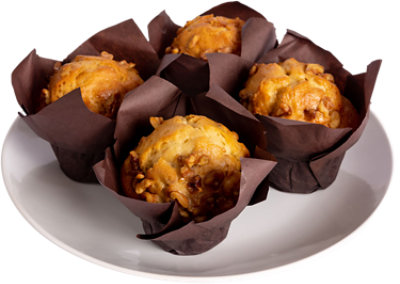 Banana Nut Muffins - 4 Count - Image 1