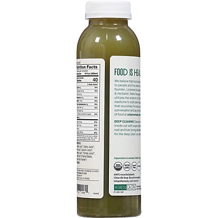 Urban Remedy Organic Deep Cleaning Cold Pressed Juice - 12 OZ - Image 6