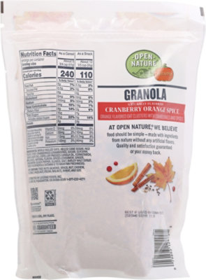 Open Nature Seasons Granola Cran Orange Spice - 11 OZ - Image 7