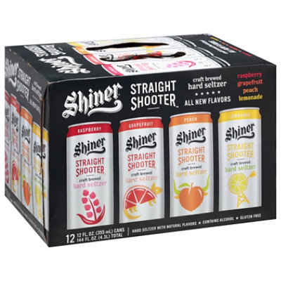 Shiner Straight Shooter Variety In Cans - 12-12 FZ - Image 1