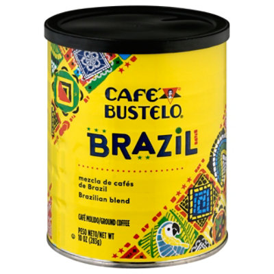 Cafe Bustelo Origins Brazil Blend Roast And Ground Coffee - 10 OZ