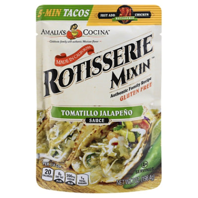 Amalias Cocina Tomatillo Sauce Jalapeno - 7 OZ