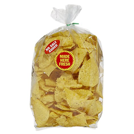 Deli Store Made Tortilla Chips No Salt - Each