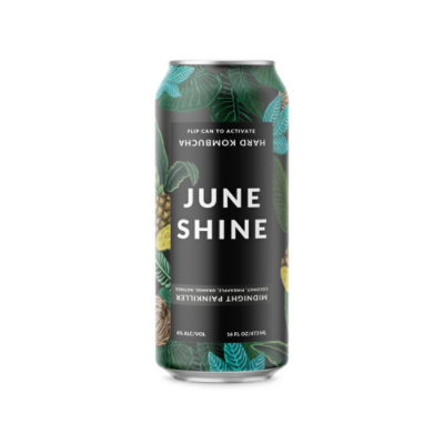 JuneShine Midnight Painkiller Hard Kombucha -16 Fl. Oz. - Image 1