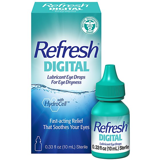 Refresh Digital Preserved Tears Lubricant Eye Drops - 0.33 Fl. Oz.