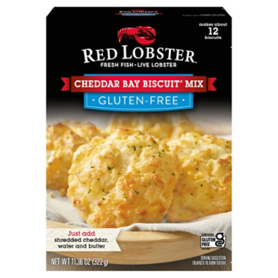 Red Lobster Cheddar Bay Biscuit Mix, 11.36 Oz Boxes (Pack of 2) with Metal  Meas