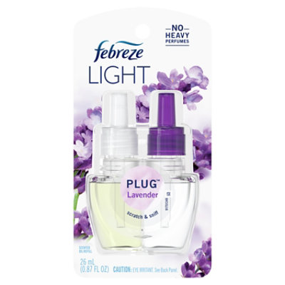 Febreze LIGHT PLUG Fade Defy Lavender Air Freshener Oil Refill - 0.87 Fl. Oz.