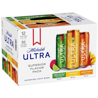 Michelob Ultra Variety Pack In Cans - 12-12 FZ