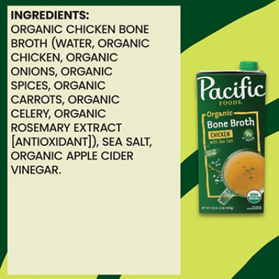 Pacific Foods Organic Chicken Bone Broth With Sea Salt - 32 Oz - Image 3