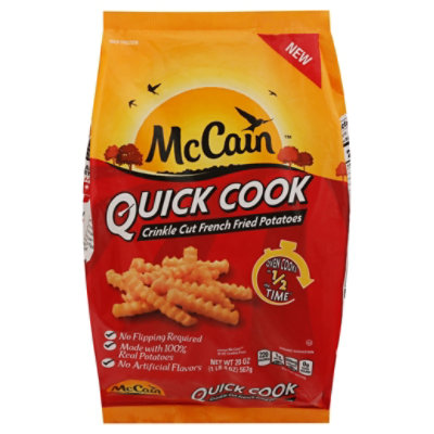 Mccain Quick Cook Crinkle Cut Fries - 20 OZ - Safeway
