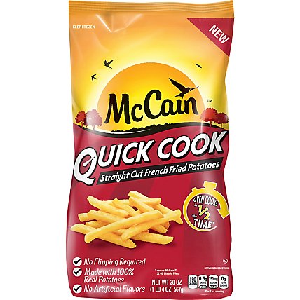 Mccain Quick Cook Battered Straight Cut 3/8 Inches Fries - 20 OZ - Image 2