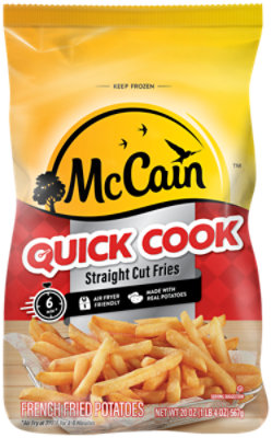 Mccain Quick Cook Battered Straight Cut 3/8 Inches Fries - 20 OZ - Image 1