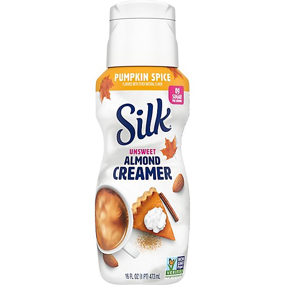 Silk Unsweet Pumpkin Almond Creamer - 16 OZ
