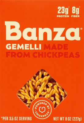 Banza Chickpeas Made Gemelli Pasta  - 8 Oz - Image 2
