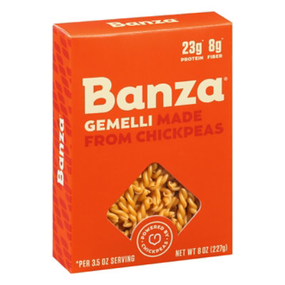 Banza Chickpeas Made Gemelli Pasta  - 8 Oz - Image 1