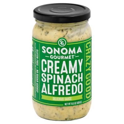 Sonoma Gourmet Alfredo Sauce Creamy Spinach - 15.5 Oz - Image 3