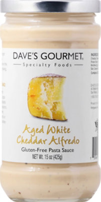 Daves Gourmet Pasta Sauce Aged White Cheddar Alfredo - 15 Oz - Image 2