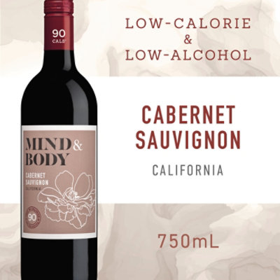 Mind & Body Cabernet Sauvignon Low Calorie Red Wine Bottle - 750 Ml