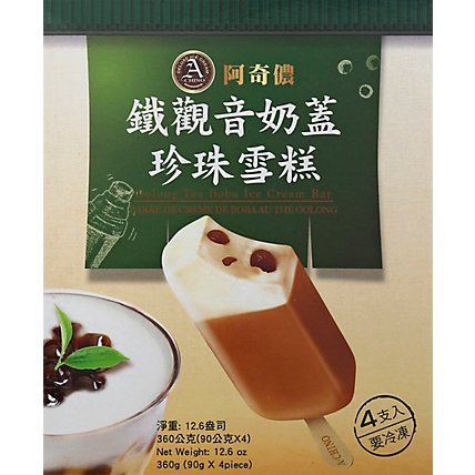 A Chino- Oolong Tea Boba Ice Cream Bar - 4 CT - Image 2