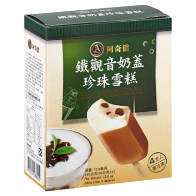 A Chino- Oolong Tea Boba Ice Cream Bar - 4 CT