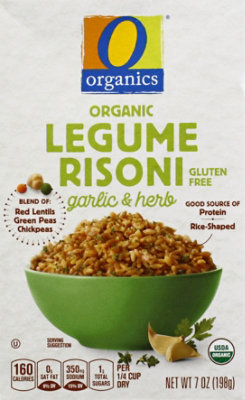 O Organics Legume Risoni Garlic & Herb - 7 OZ - Image 2