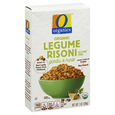 O Organics Legume Risoni Garlic & Herb - 7 OZ