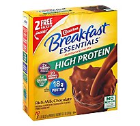 Carnation Breakfast Essentials High Protein Nutritional Mix Chocolate Powder Drink - 10 Count