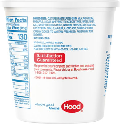 Hood Cottage Cheese with Pineapple - 24 Oz - Image 6