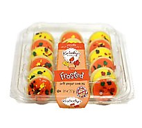 Harvest Orange & Yellow Frosted Mini Cookies - 9.4 OZ