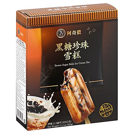 A Chino Boba Brown Sugar Ice Cream Bar - 4 CT - Image 1