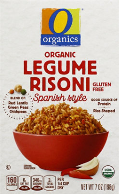 O Organics Legume Risoni Spanish Style - 7 OZ - Image 2