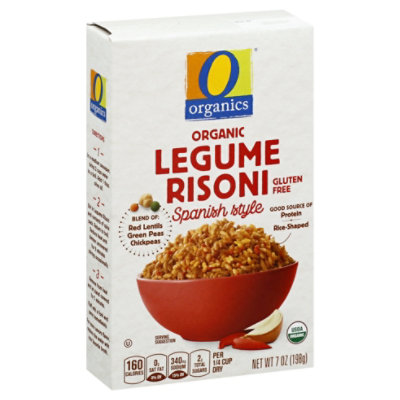 O Organics Legume Risoni Spanish Style - 7 OZ