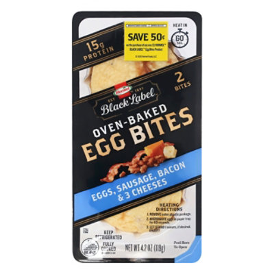 Hormel Black Label Egg Bites Bacon And Sausage - 4.2 OZ - Image 1