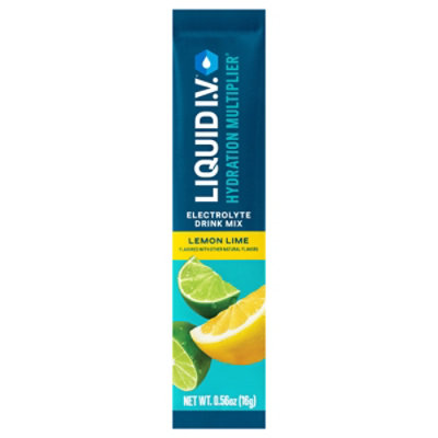 Liquid IV Lemon Lime Electrolyte Drink Mix - 16 Gram